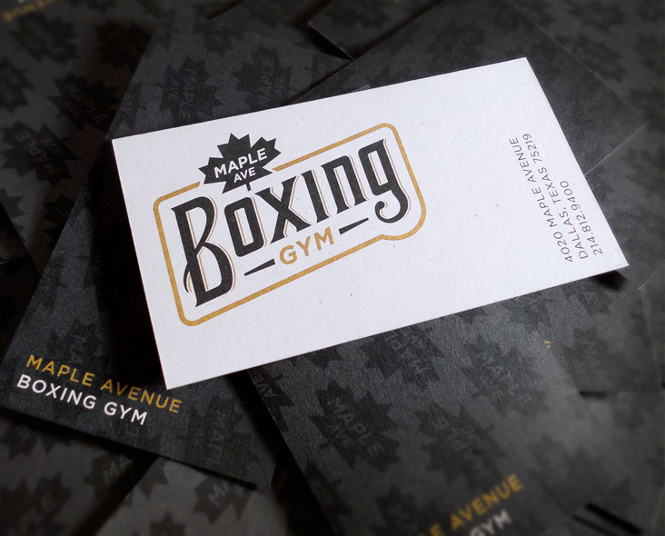 <h4>Business cards.</h4>